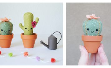 Felt Cactus Free Sewing Pattern