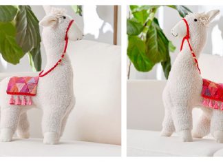 Lolo the Llama Free Sewing Pattern