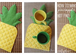 Pineapple Hot Pad Free Sewing Pattern