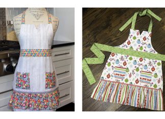 Vintage Apron Free Sewing Pattern