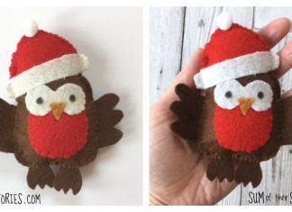 Mini Felt Robin Softie Free Sewing Pattern