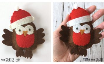 Mini Felt Robin Softie Free Sewing Pattern