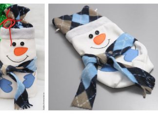 Snowman Bag Free Sewing Pattern