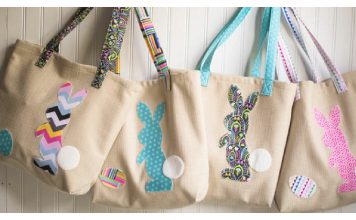 Bunny Applique and Tote Bag Free Sewing Pattern