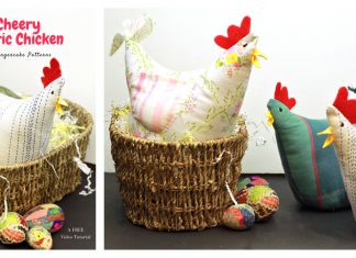 Cheery Fabric Chicken Free Sewing Pattern