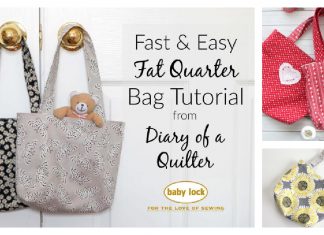 Easy Fat Quarter Bag Free Sewing Pattern