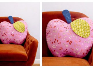 Apple Pillow Free Sewing Pattern