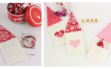 Valentine Heart House Free Sewing Pattern