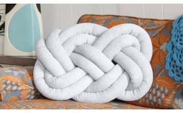 Knot Pillow Free Sewing Pattern