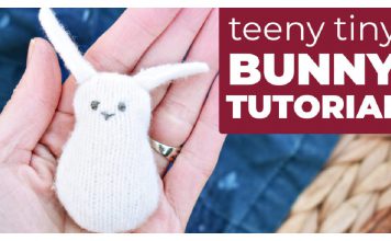 Mini Bunny Free Sewing Pattern and Video Tutorial