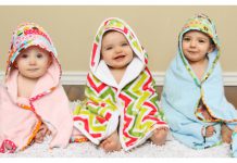 Scrappy Happy Hooded Towels Free Sewing Pattern