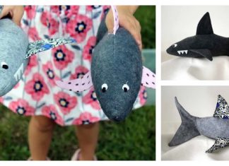 Shark Softie Free Sewing Pattern