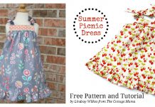 Summer Picnic Dress Free Sewing Pattern