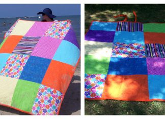 Big Beach Blanket Free Sewing Pattern