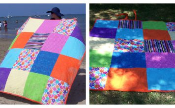Big Beach Blanket Free Sewing Pattern