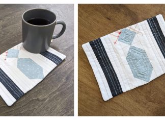 Father’s Day Mug Rug Free Sewing Pattern