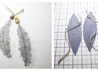 How to Make Denim Feathers