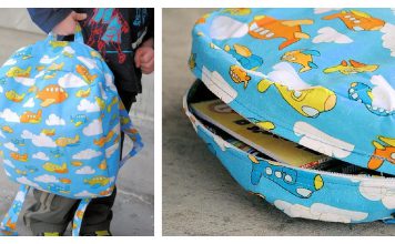 Kid’s Backpack Free Sewing Pattern