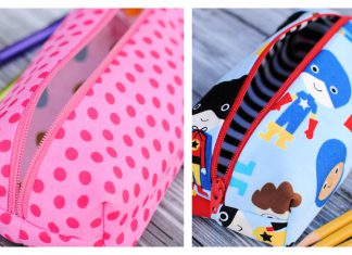 Pencil Case Free Sewing Pattern