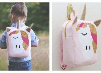 Unicorn Backpack Free Sewing Pattern