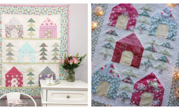 Cozy Cabins Quilt Free Sewing Pattern