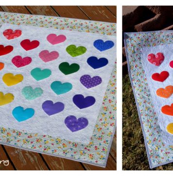 Cutie Pie Baby Quilt Free Sewing Pattern