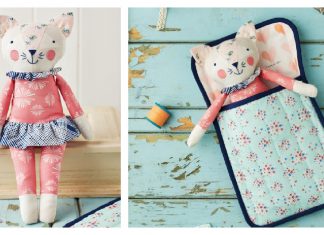 Sleepy Kitty Free Sewing Pattern