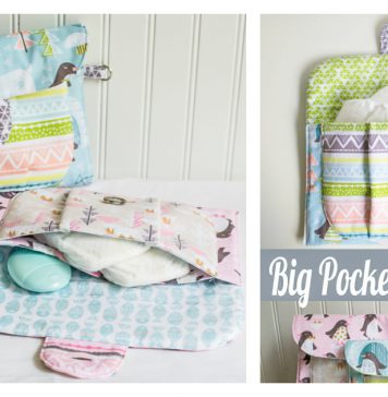 Big Pocket Baby Pouch Free Sewing Pattern