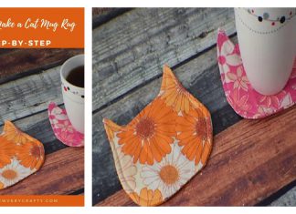 Cat Mug Rugs Free Sewing Pattern