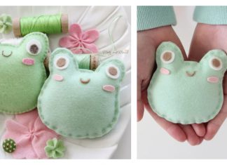 Felt Frogs Free Sewing Pattern