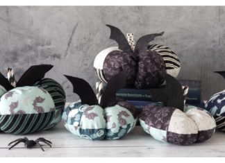 Batty Fabric Halloween Pumpkin Free Sewing Pattern