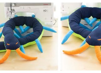 Giant Centipede Plush Free Sewing Pattern