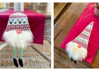 Gnome Table Runner Free Sewing Pattern