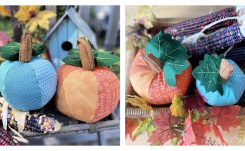 Pumpkin Stuffie Free Sewing Pattern