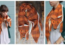 Fox Scarf Free Sewing Pattern