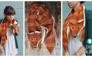 Fox Scarf Free Sewing Pattern