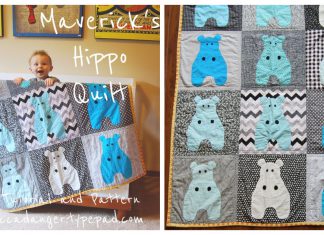 Maverick's Hippo Quilt Free Sewing Pattern