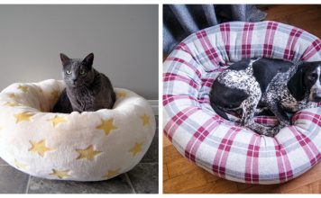 Pet Calming Bed Free Sewing Pattern