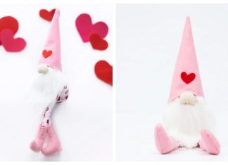 Valentines Gnome Free Sewing Pattern