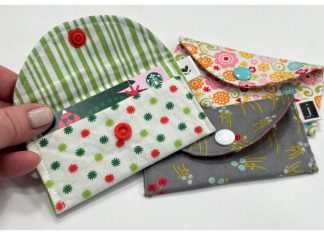 Gift Card Holder Free Sewing Pattern