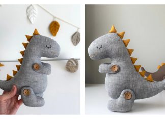 Tyrannosaurus t-rex Sewing Pattern