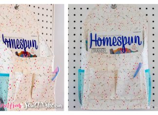 Hang Up Organizer Free Sewing Pattern