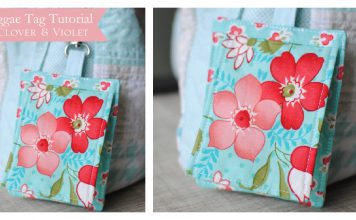 Luggage Tag Free Sewing Pattern