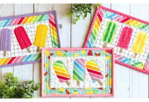 Popsicle Mug Rug Free Sewing Pattern