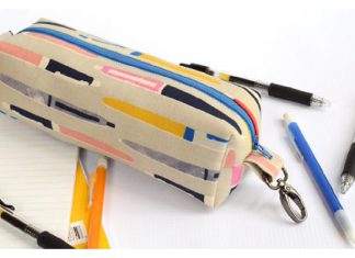 Boxy Pencil Pouch Free Sewing Pattern