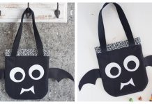 Bat Trick-or-Treat Bag Free Sewing Pattern