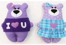 Little Bear Plush Free Sewing Pattern and Video Tutorial