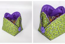 Simple Tulip Basket Free Sewing Pattern and Video Tutorial