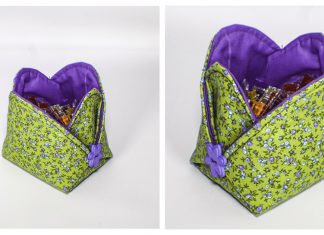 Simple Tulip Basket Free Sewing Pattern and Video Tutorial