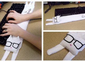 Keyboard Cat Wrist Rest Free Sewing Pattern